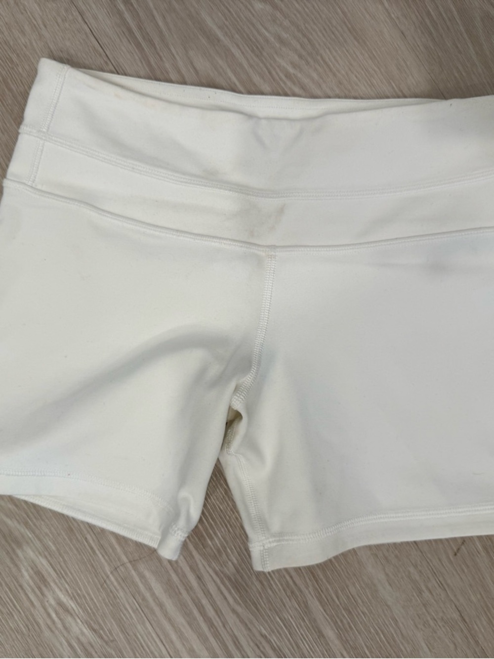 lululemon athletica White High-Waist Bike Shorts